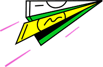Paper plane illustration beside the headline.